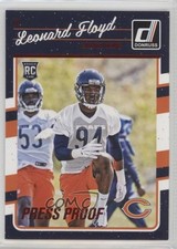 2016 Donruss Rookies Press Proof Red Leonard Floyd #330 9b4