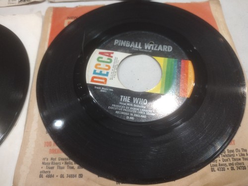 Lot Of 9 Original The Who 45 Rpm 7" Vinyl Records Some Picture Sleeves - Bild 11 von 16