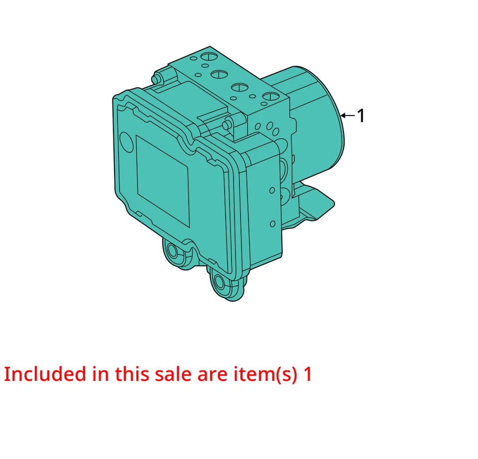 Módulo de control de bomba ABS Dodge Dart 2013-2013 EBK1Z Foto 3 de 4