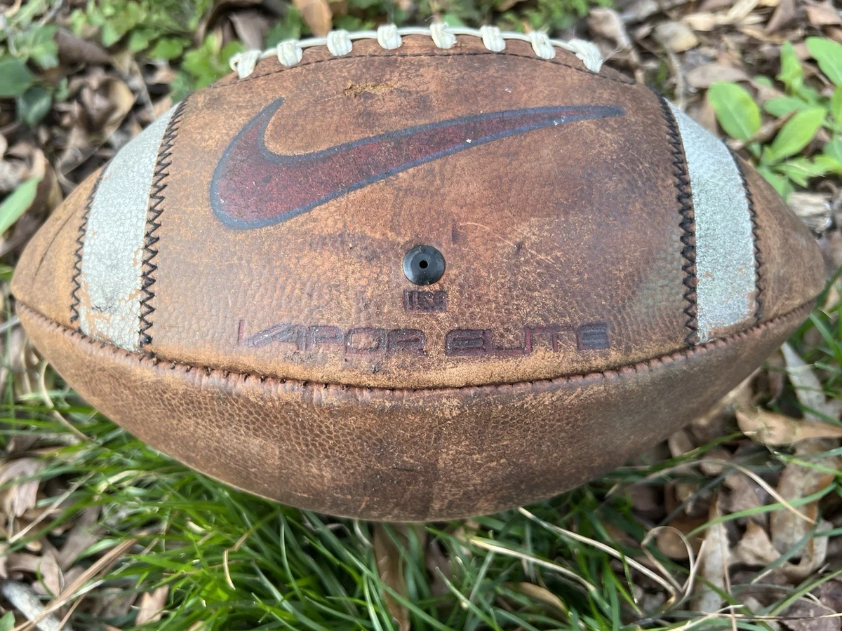 VINTAGE Nike Vapor Elite 3005 football swoosh 2000 CMS STAMPED Fresno State University Bulldogs Game Used Nike 3005 Small  main image 4