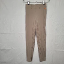 Aubrion Women’s Riding Equestrian Pants Leggings Breeches XS Tan Khaki