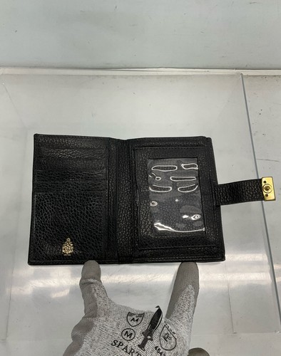 Marc Cross Black Pebbled Leather Bifold ID Wallet - Bild 6 von 8