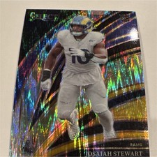 Panini 2025 Select Club Level Josiah Stewart RC #220 Los Angeles Rams NFL