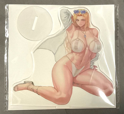 Last Origin Queen Of Mane swimsuit bikini Anime Game Acrylic Stand Figure 15cm