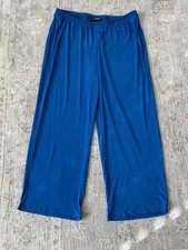 NWT ANTTHONY Pull On Elastic Waist Wide Leg Ankle Comfort Pant XL Lounge Slacks