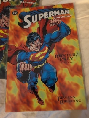 Superman Doomsday Hunter Prey book #1 And #2 DC Comics 1994 Mint