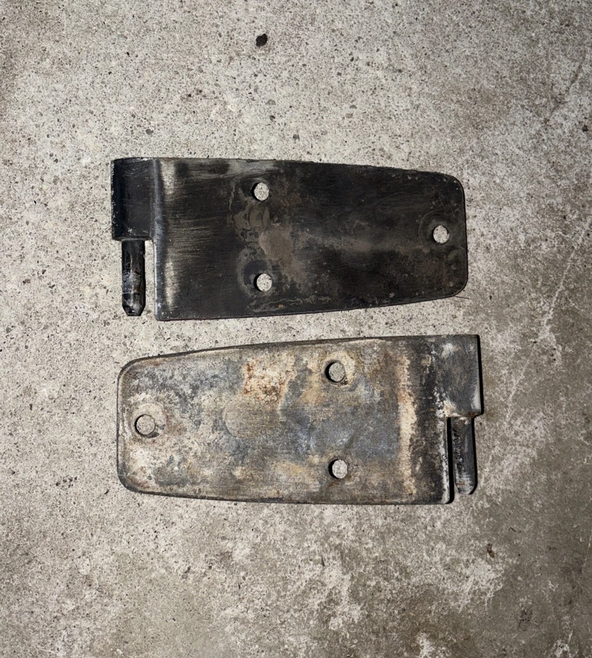 Dobradiças de porta completa inferiores 76-91 Jeep Wrangler CJ7 YJ driver esquerdo e passe - Imagem 2 de 2