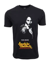 90'S JACKIE BROWN GRAPHIC BLACK T-SHIRT
