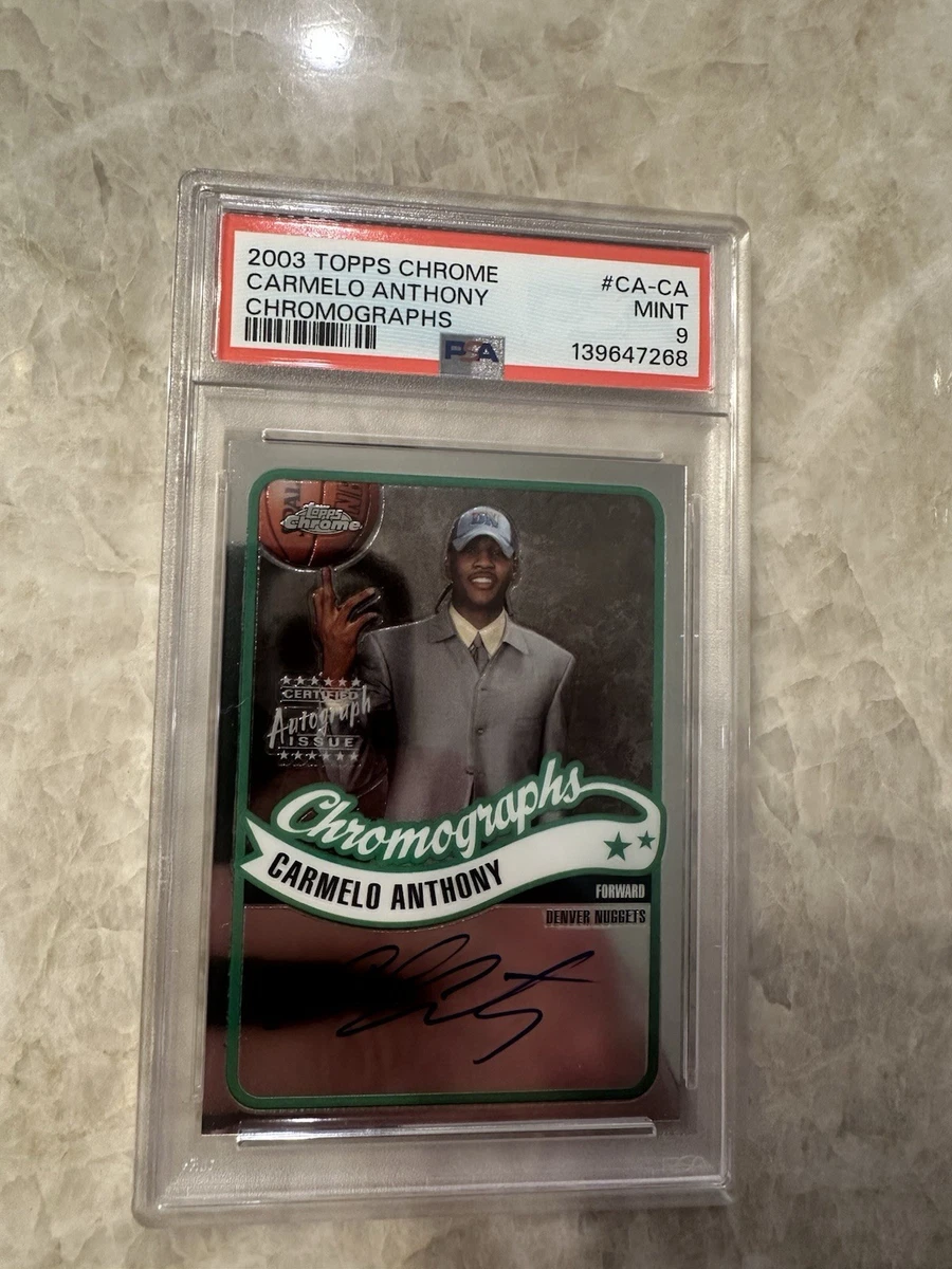 Topps Carmelo Anthony Basketball Sports Trading Card Singles for