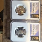 Washington Silver Proof Quarters 1992 1993 NGC PF67 PF69 San Francisco