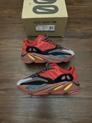 Adidas Yeezy Boost 700 Hi-Res Red-HQ6979 Size Men’s Brand New Damaged Box 