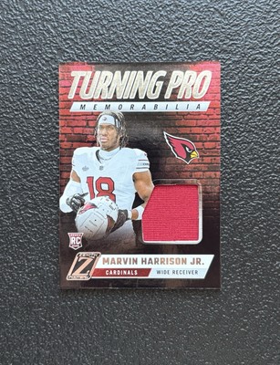 2024 Zenith MARVIN HARRISON JR. Turning Pro Rookie Jersey Patch RC *Cardinals