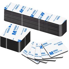 Monsensiy 52 Pcs Double Sided Adhesive Pads Two Sided AdhesiveTape Double Sided