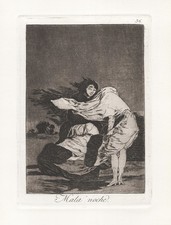 Francisco de Goya plate 36 from Los Caprichos etching Radierung grabado.