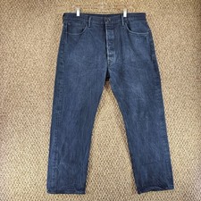 Vintage Levis 501xx Button Fly Jeans Mens Sz 40x32 Straight Leg Pockets Blue