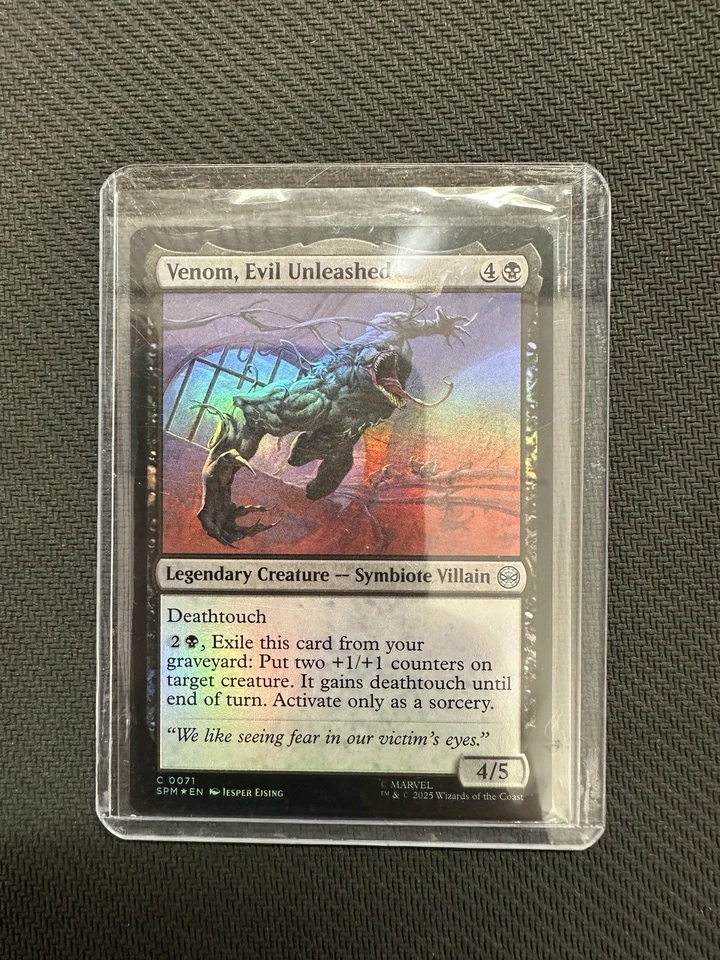 MTG Spider-Man Venom, Evil Unleashed Foil English SPM - Bild 3 von 3
