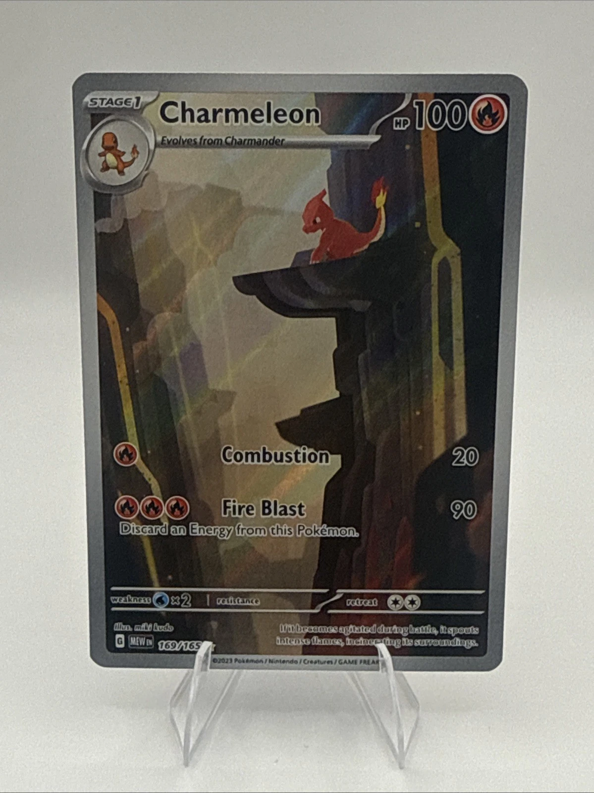 Charmeleon 169/165 Scarlet & Violet 151 Pokémon TCG Illustration