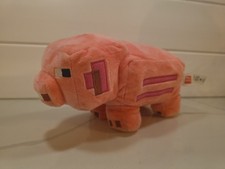 Minecraft Pig Stuffed Animal Plush Mattel 9" Pink 2021 Mojang Piggy Toy