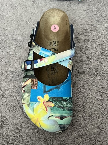 Birkenstock Birki's Dorian Surfer Mules Black Clogs Sandals Women's 9 Hawaiian - Picture 6 of 17