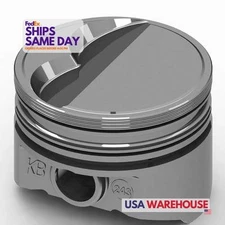 Kb Pistons KB243.040, Set of 8 Aluminum Sbm Flat Top Piston Set 4.080 Bore -6Cc 