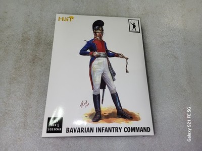 Hat Industries Bavarian Infantry Command Soldier Figures 1/32 Scale #9314