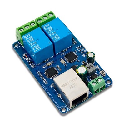 Modbus RTU 2-Kanal-Netzwerk-Relaismodul, Kabelgebundenes Ethernet-LAN, Steu4092