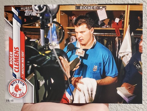 ROGER CLEMENS 2020 Topps Short Print Variation SP 5X7 JUMBO CARD #/49 ...