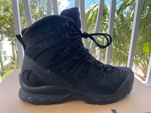 SALOMON Men’s Size 12 Quest 4D Forces 2 EN Boots 406825 Black - Picture 2 of 9