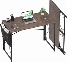 39 Inch Folding Desk Simple Assembly Writing Computer for Home Office Study