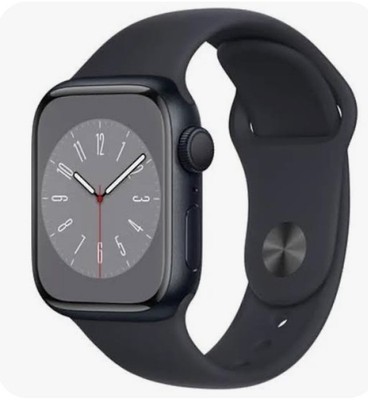 Apple Watch Series 8 45 mm Midnight-Aluminiumgehäuse mit Midnight-Sportarmband 