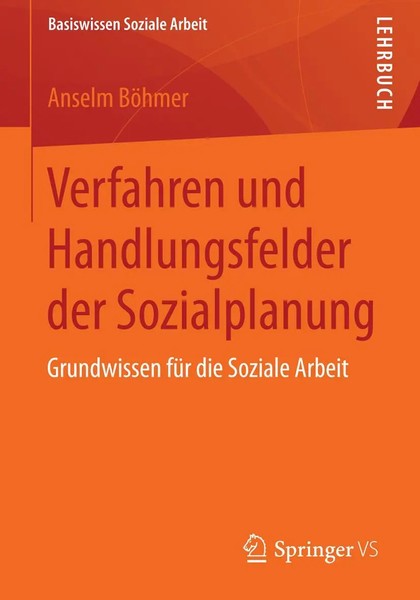 Verfahren Und Handlungsfelder Der Sozialplanung Anselm BöHmer Taschenbuch Ix-image