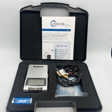 Roscoe Medical TENS 7000 Unit Complete Kit Tested w/ Case Leads Pads Manual