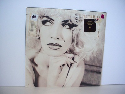 EURYTHMICS Savage original SEALED LP from 1987 (RCA 6794-1-R). Hype Sticker