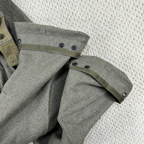Vintage 60er Marks Spencer Wollhose Herren 31 x 32 khaki M&S Militär Knopfleiste Cargo - Bild 5 von 16