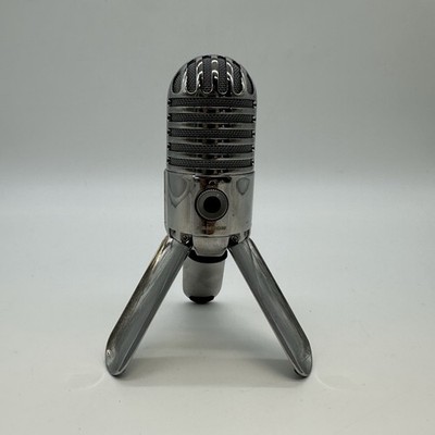 Samson Meteor Mic USB Studio Condenser Microphone Chrome w/ Tripod Stand