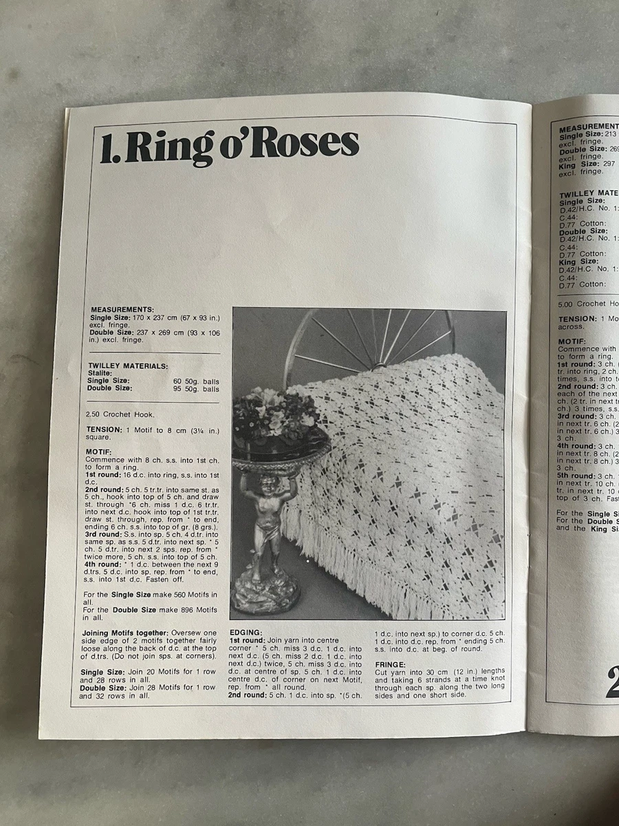 Colchas Twilley's Book of Heirloom: 10 hermosos diseños para ganchillo