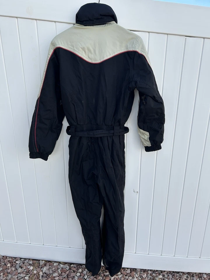 Vintage! Women's DESCENTE 1-Piece Ski-Snowsuit sz 8 - Image 3 of 4
