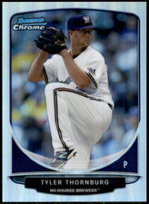 2013 Bowman Chrome Cream of Crop Mini Refractor #CC-MB2 Tyler Thornburg Topps RC