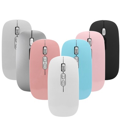 2.4Ghz Wireless Rechargeable Mouse Mute Ergonomic Computer Optical Mice For Fit