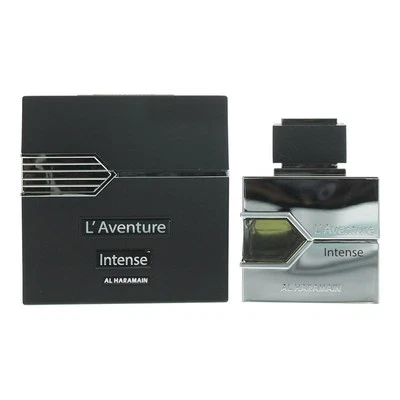 Al Haramain L'Aventure Intense Eau de Parfum 100ml Spray For Him - NEW Men's EDP