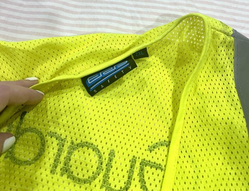 ERB Hi-Vis 3 Pocket Safety Vest Size 2XL 3M Scotchlite Reflective Hi Visibility - Picture 2 of 6