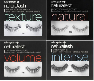 Salon System EyeLash Strips Naturalash & LashLux Salonsystem ALLE MODELLE LAGERWARE