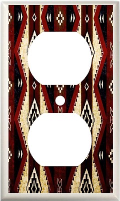 RUSTIC SOUTHWEST DESIGN LIGHT SWITCH COVER PLATE OR OUTLET RUSTIC HOME DECOR 