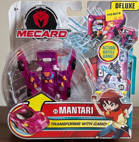 Mecard Mantari 21 Deluxe Figure Transforms Card Mattel Action Battle Game New