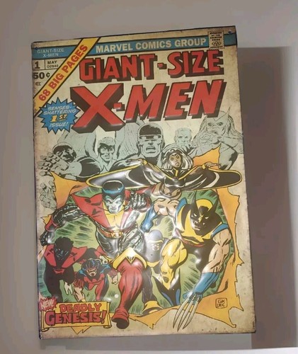 Hobby Lobby Distressed Metal X-Men Home Accents Wall Sign - 第 1/2 張圖片