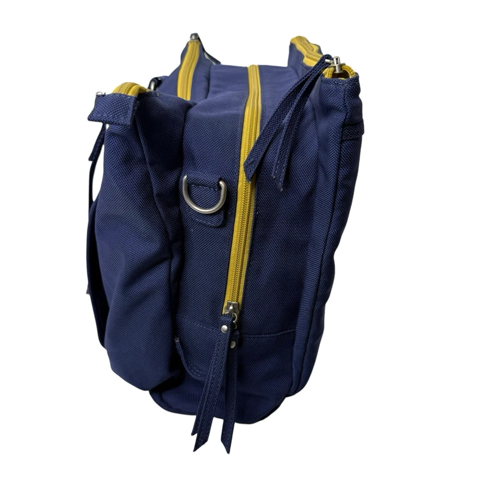 Bolso de Viaje HAIKU para Laptop Doble Correas Bolso de Hombro Azul Marino Floral Viajero Foto 4 de 4
