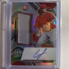 2022 Panini Chronicles Connor Seabold Spectra Rpa Auto RC #/199 Boston Red Sox