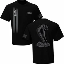Shelby & SVT Cobra Snake T-Shirt * Cool American Pride Mustang * Free USA Ship!!