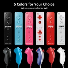 Built in Motion Plus Remote Controller For Nintendo Wii U ,Nunchuck for choice