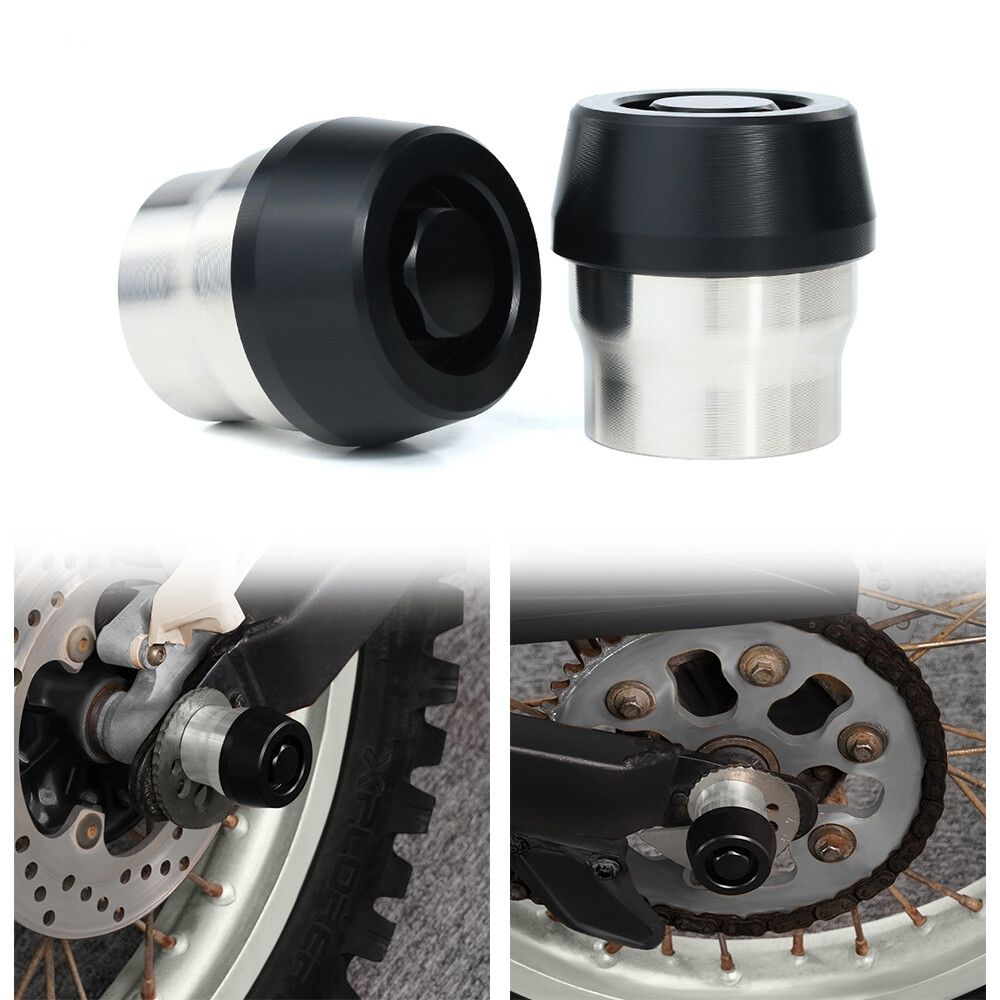 村こ Front Axle Wheel Slider Crash Fit For KAWASAKI NINJA 125R BX125